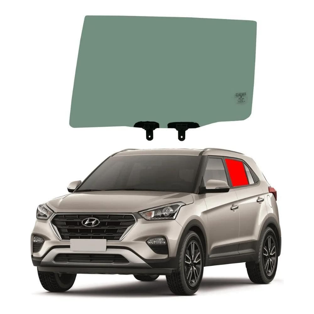 Vidro Porta Traseira Esquerdo Hyundai Creta 17/21 -