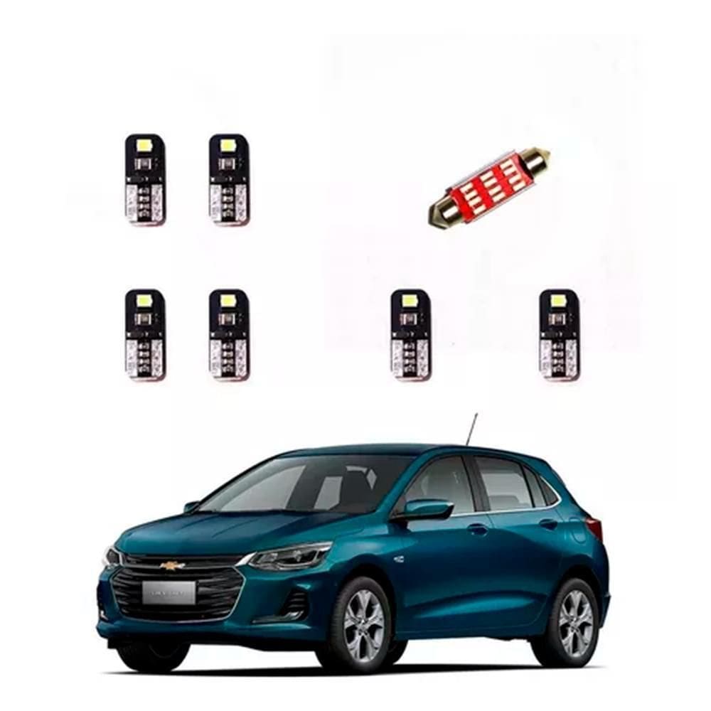 Kit Led Interno + Luz Placa Onix Premier 2021 Kit Premium