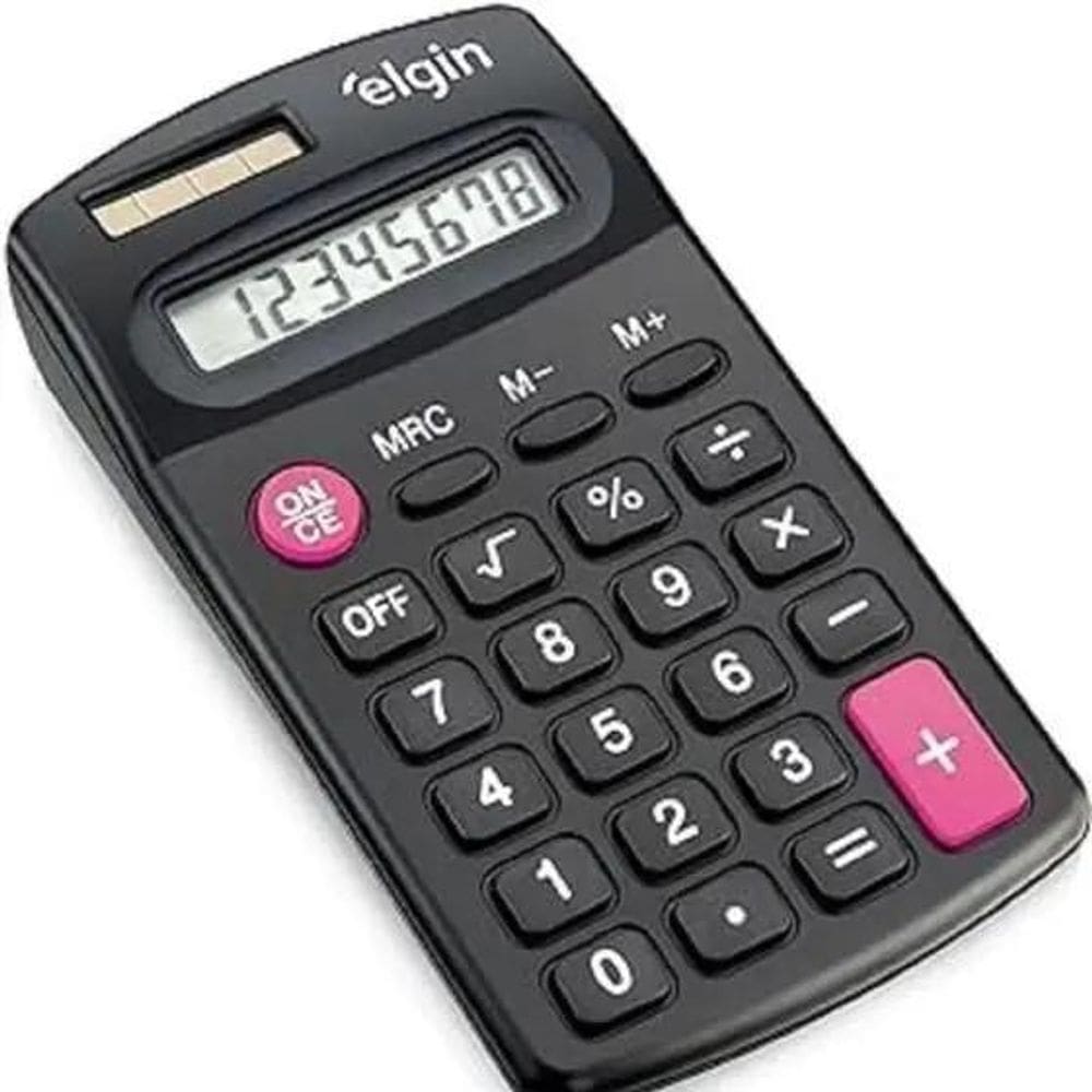 Calculadora De Bolso Cb 1485 Solar 8 Digitos Elgin