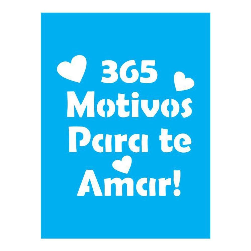 Stencil Tamako 365 Motivos - 15X20Cm - Ref A2254