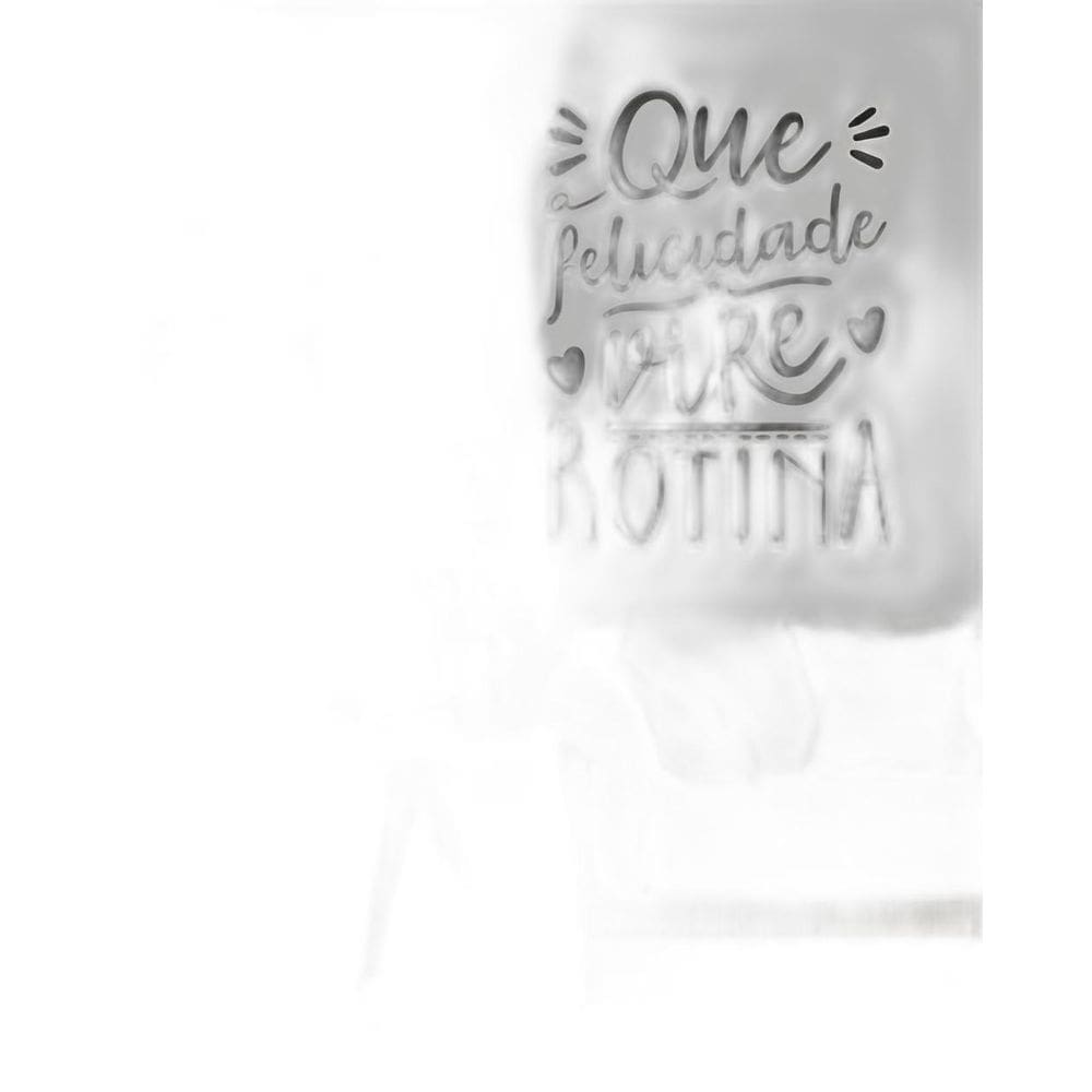 Adesivo De Parede Que A Felicidade Vire Rotina