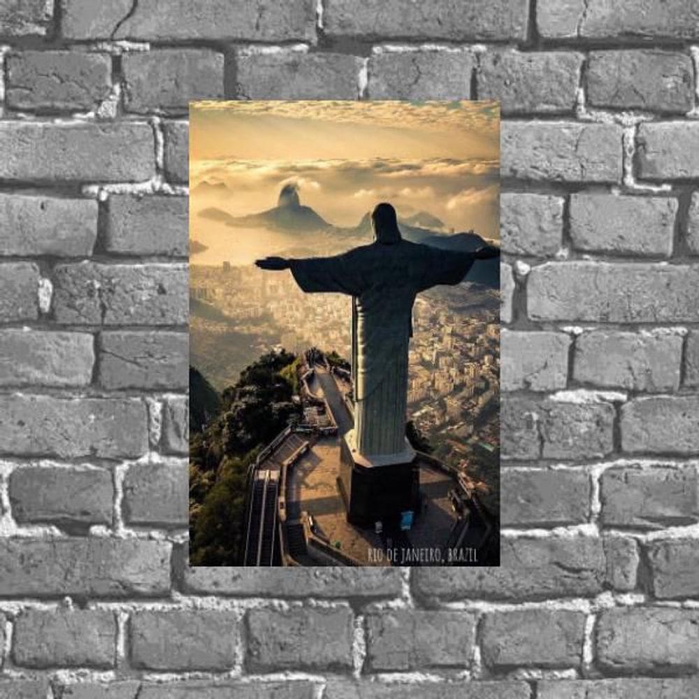 Placa Decorativa Rio De Janeiro 18X27Cm