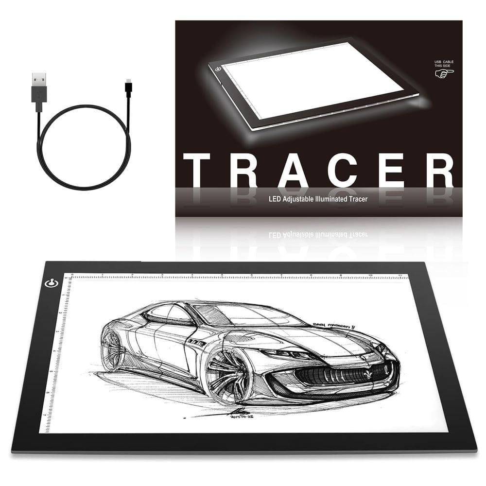 Almofada de luz LED Light Box ME456 A4 23x30cm ultrafina de 5 mm