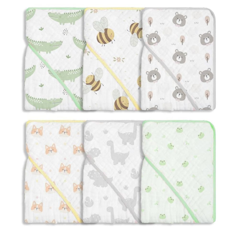 Toalha Fralda Com 2 Camadas E Capuz 85X85 - Neutra