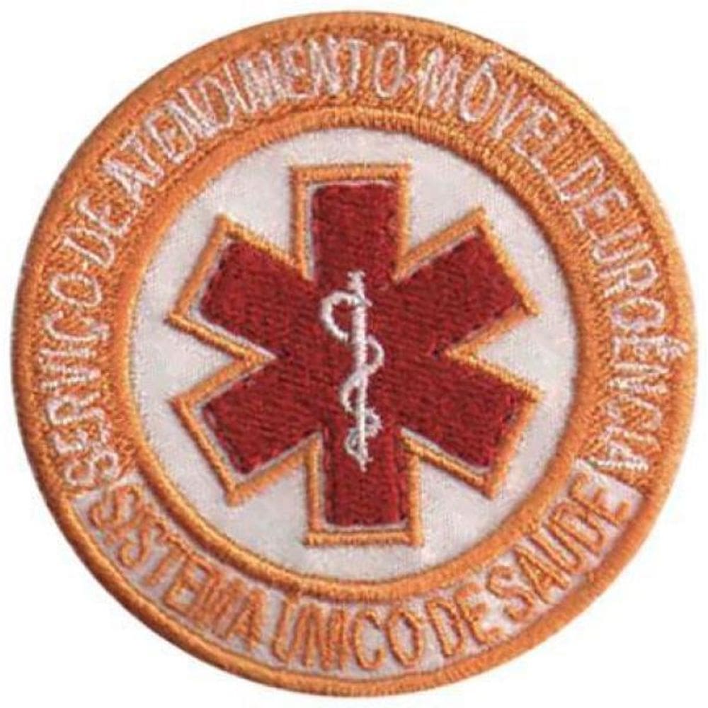 Patch Bordado Samu Com Fecho De Contato