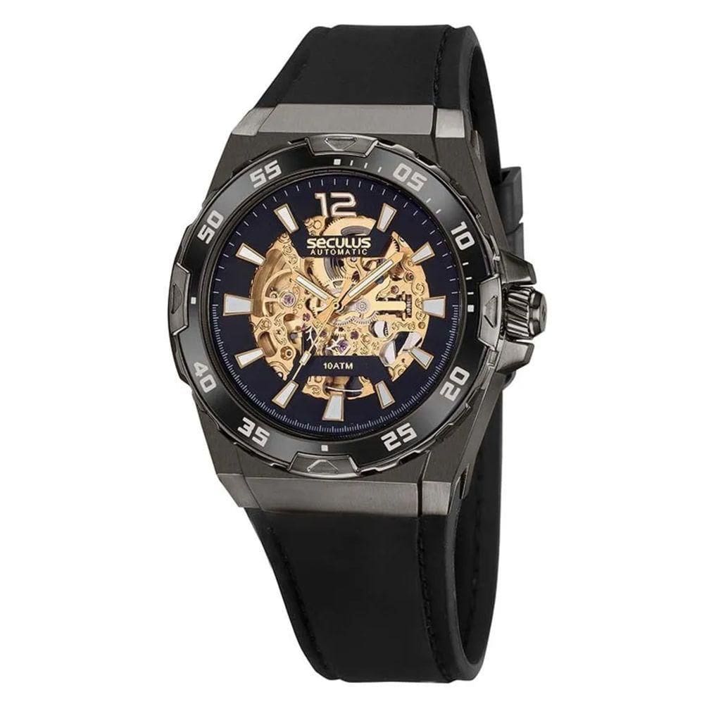 Relógio Seculus Automático 20847gpsvsu1 Esqueleto