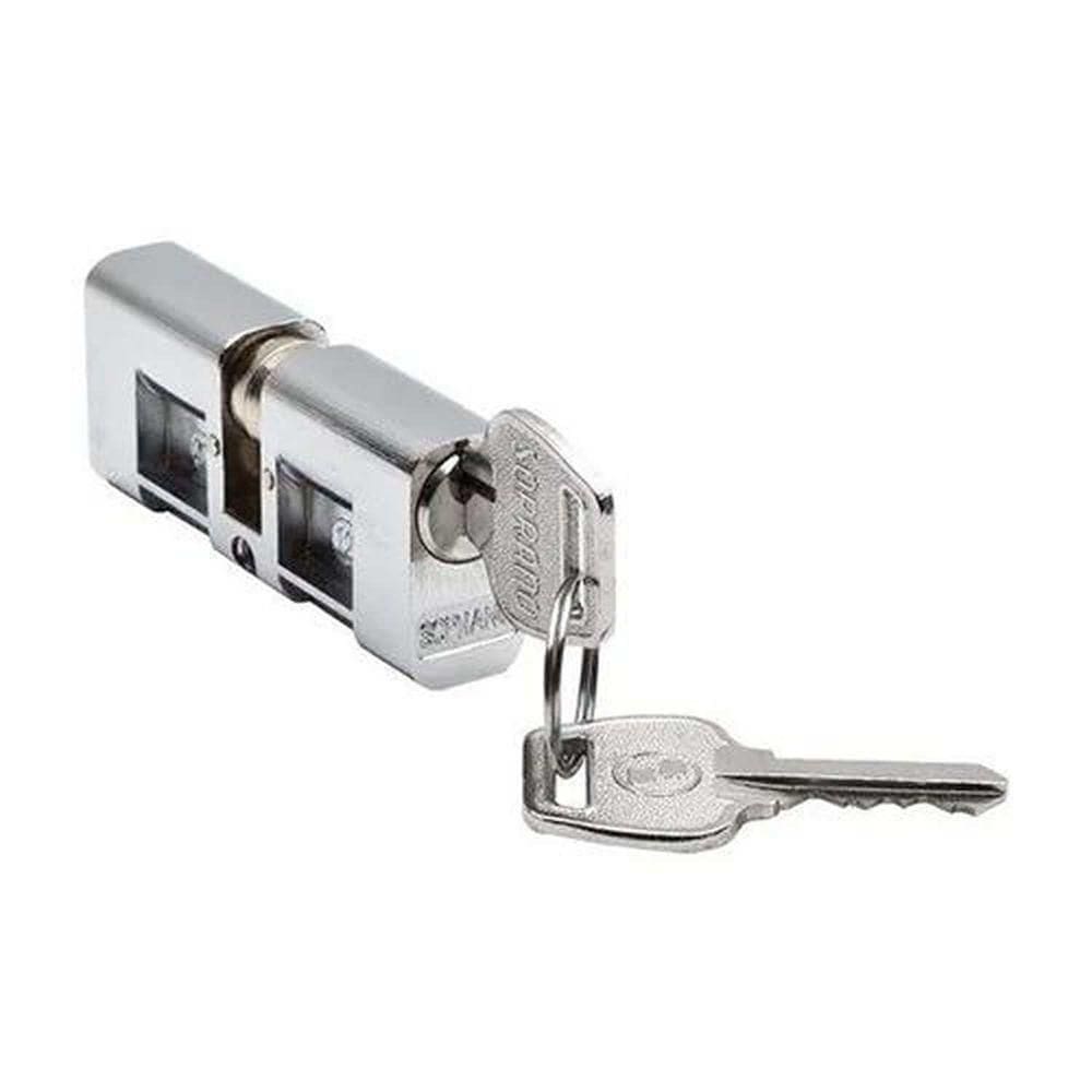 Cilindro Fechadura Papaiz 27,35x13mm Cromado - Modelo Soprano