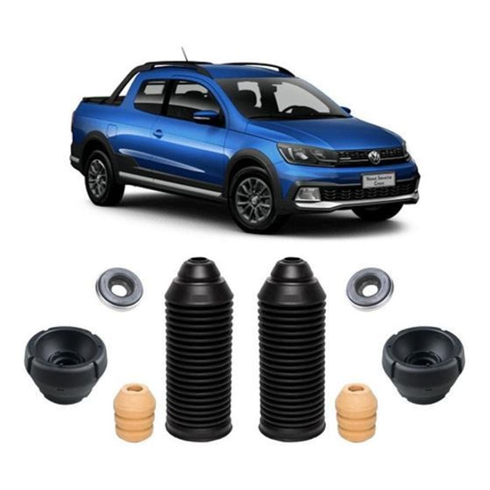 2 Kit Batente Suspensão Dianteira Saveiro Cross 2009 A 2020