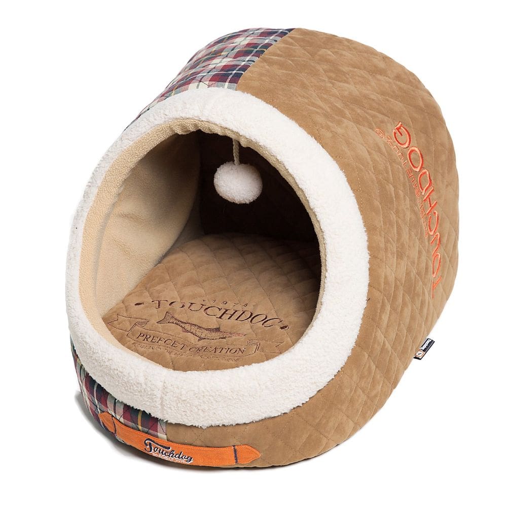 Cama para Mascotas Touchdog `Diamond Stitched` para Juegos Activos en Interiores