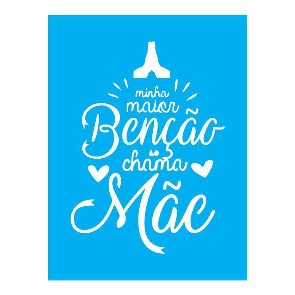 Stencil Tamako Mãe - 15X20Cm - Ref A2621