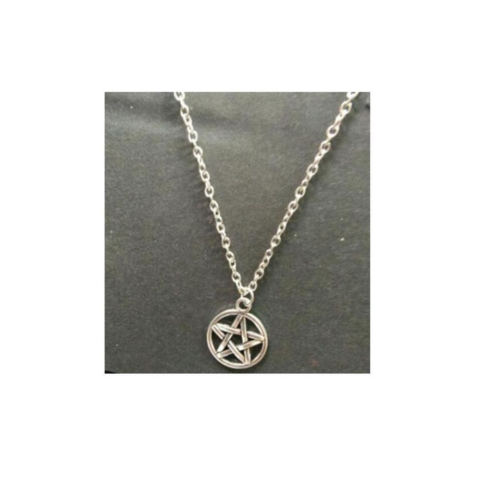 Colar Pentagrama Delicado Pequeno 18Mm Estilo Corrente