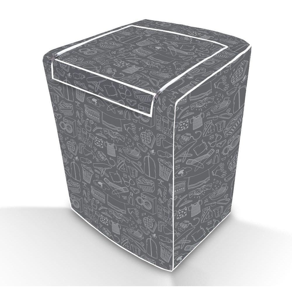 Capa De Máquina De Lavar Com Abertura Superior E Zíper