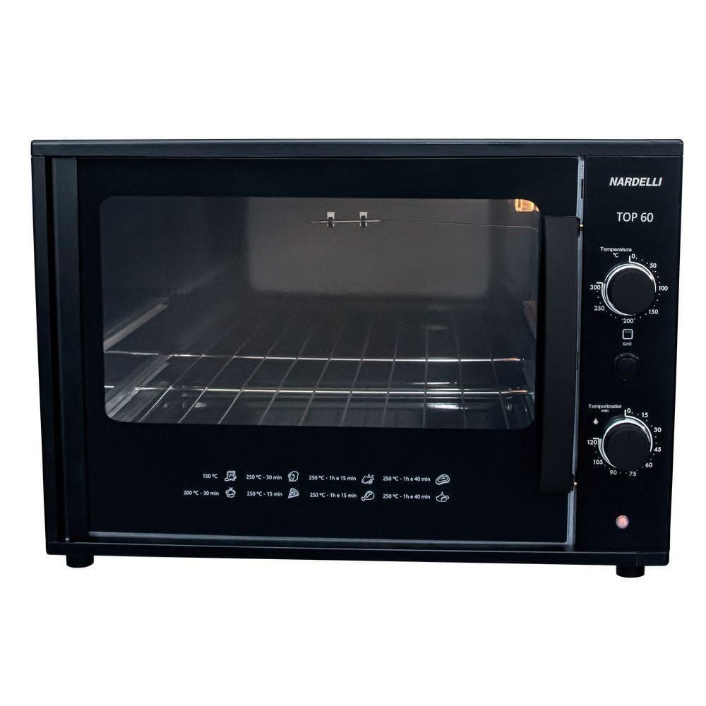 Forno Eletrico Nardelli 60L Top 60 1750W Preto 110V