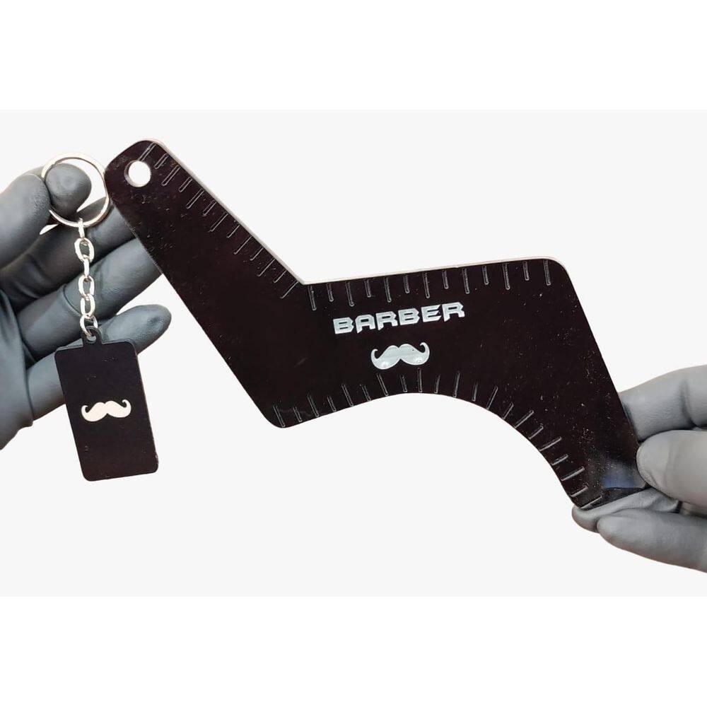 Pente Modelador Boomerang Acrílico Preto Alinhamento Ideal