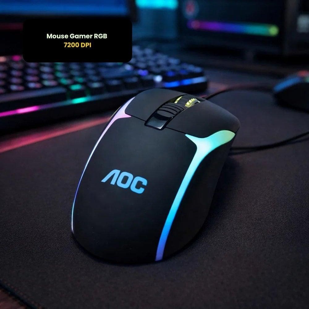 Mouse Gamer Rgb 7200 Dpi
