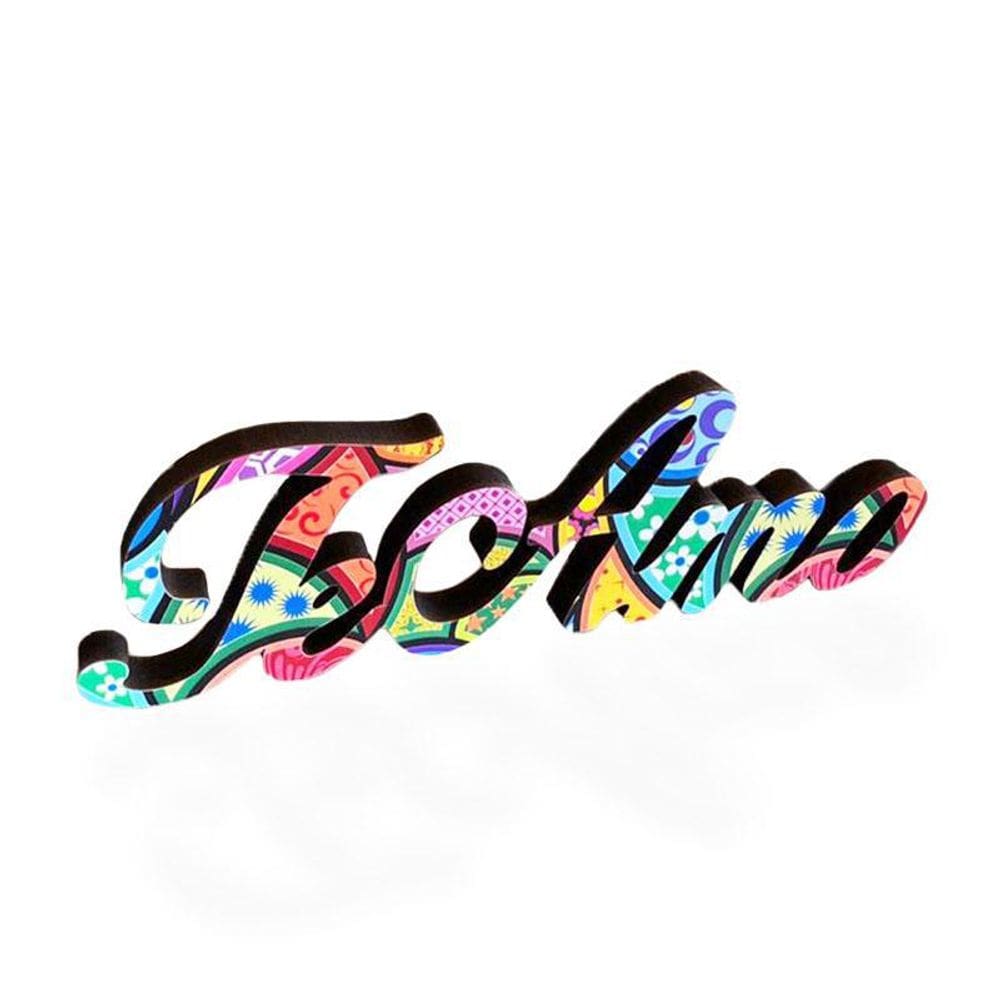 Palavra Te Amo Em Mdf Estampa Decoryou - Ref 157