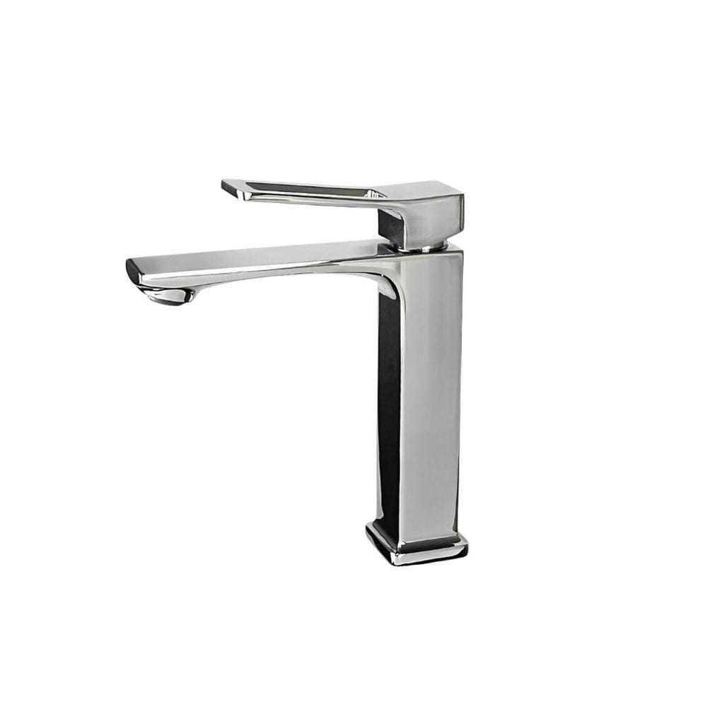 Torneira Banheiro Lavabo Quadrada Cromada Curta Baixa Metal