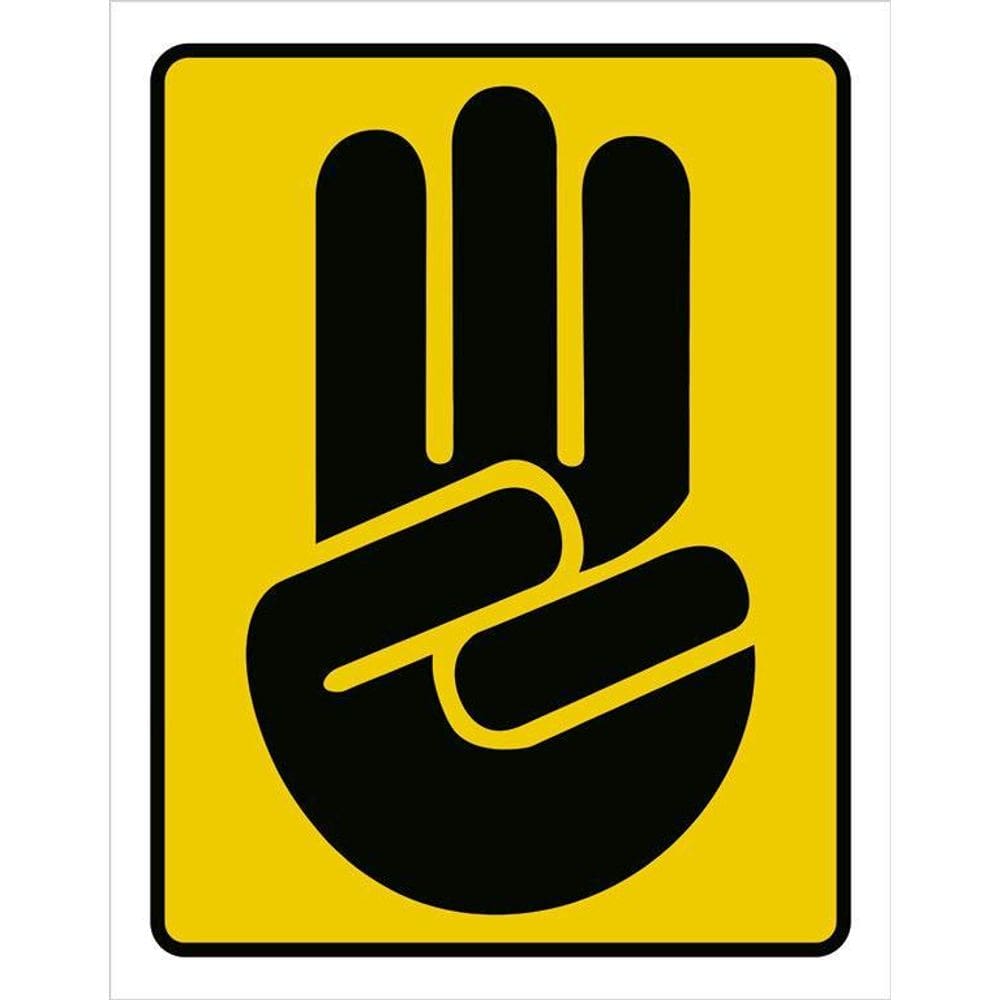 Placa Decorativa - Escoteira Sinal Promessa 36X46