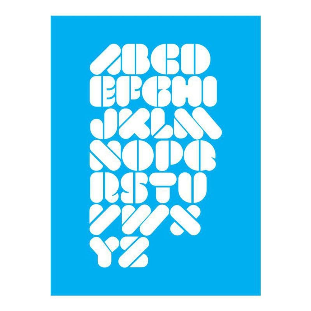 Stencil Tamako Alfabeto - 15X20Cm - Ref A2203