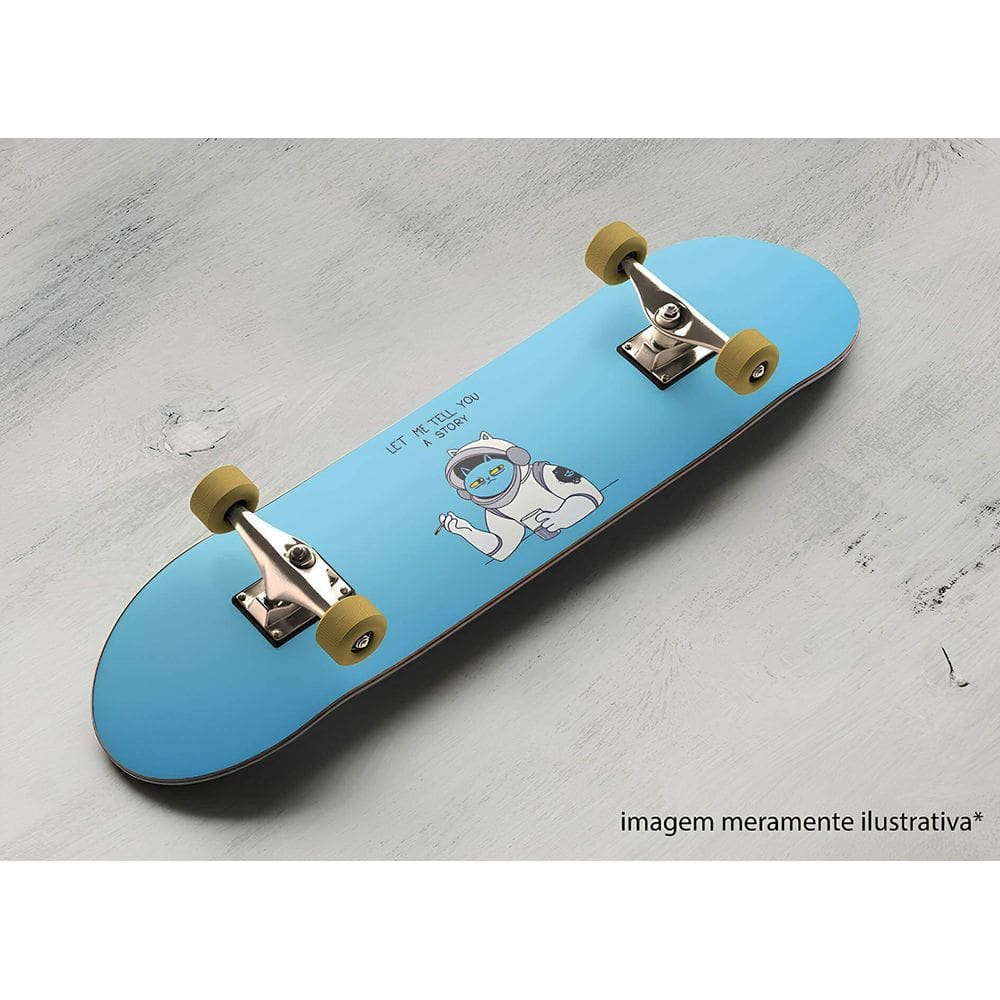Adesivo Para Skate Space Cat