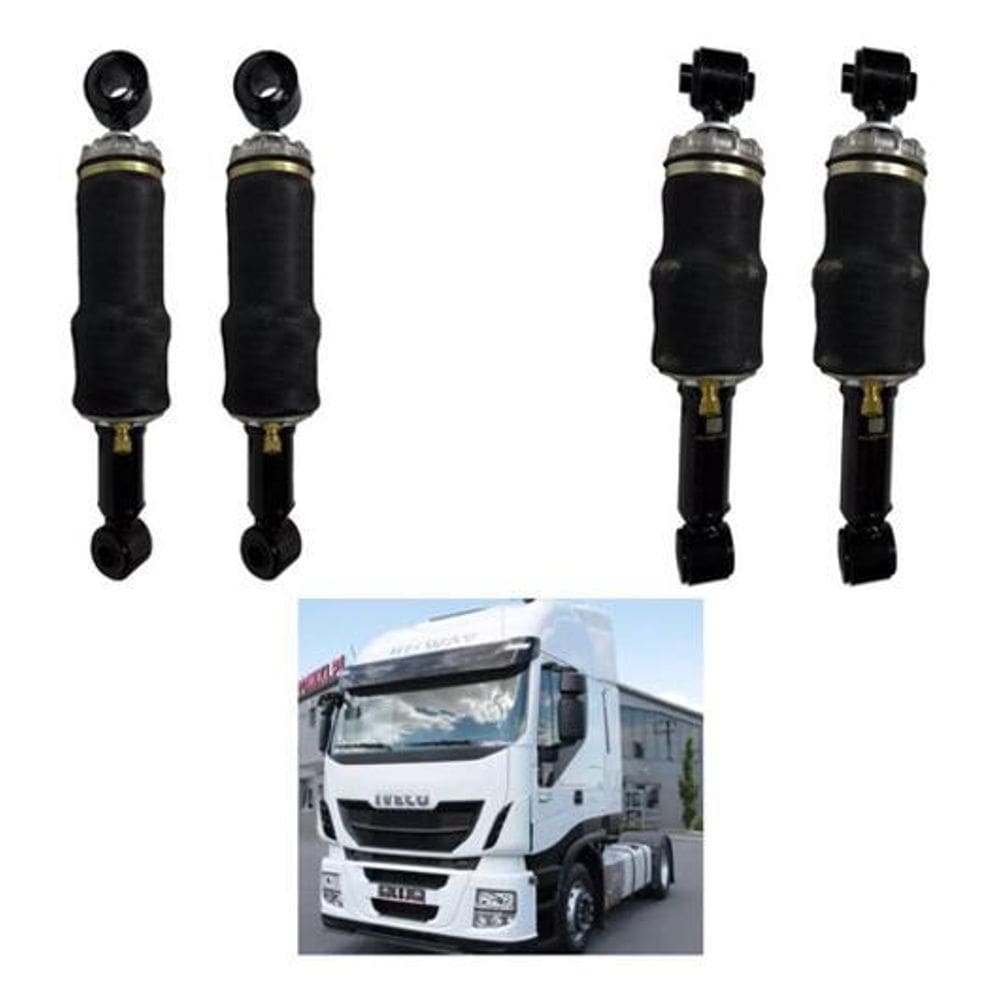 Kit De Amortecedor Pneumático Cabine Iveco Stralis 04 Peças