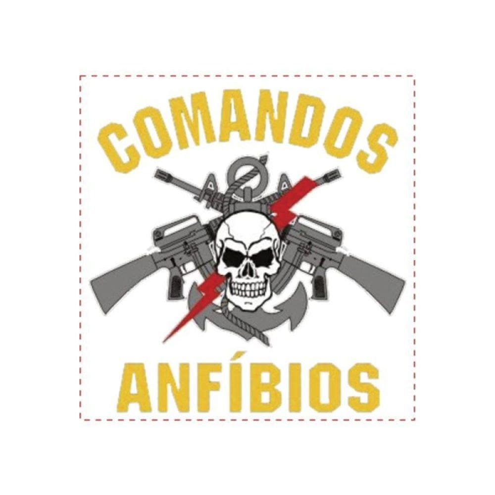Adesivo Comandos Anfíbios Adesivo Externo