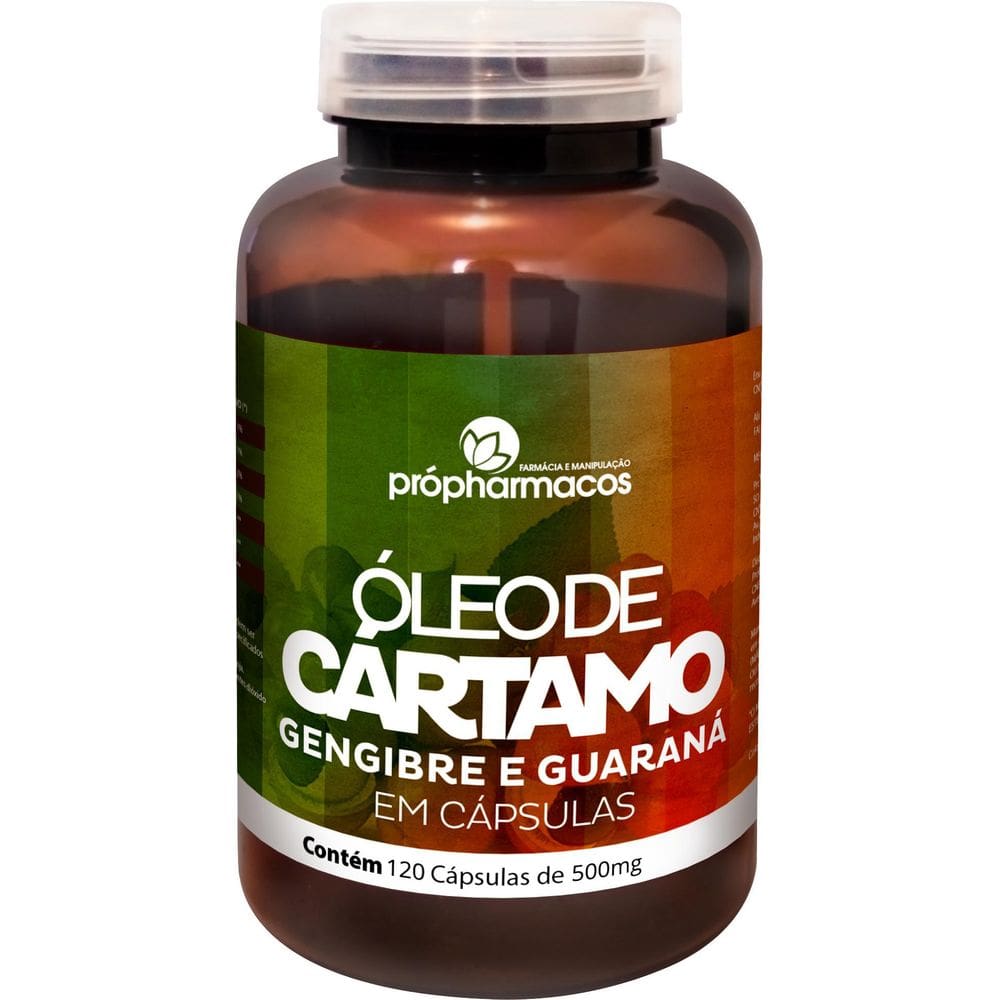 Pro Saude - Cartamo Gengibre Guarana 60 Caps