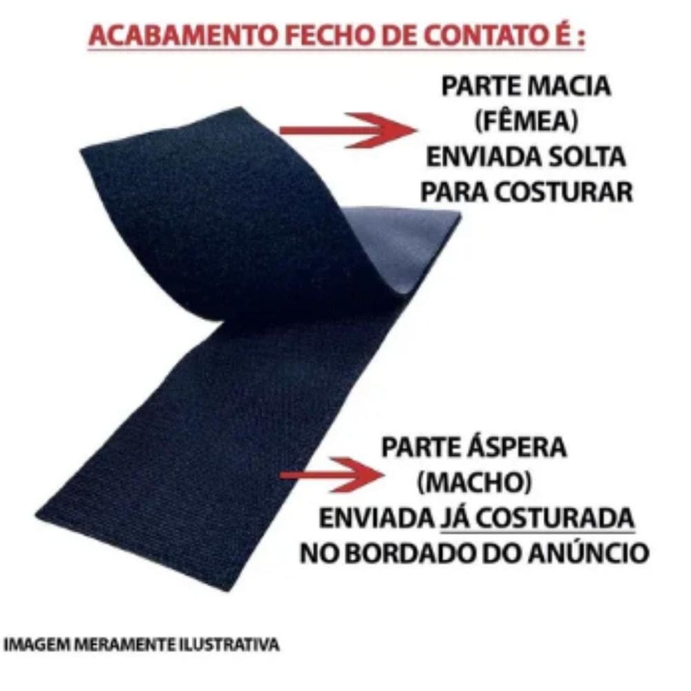 Patch Bordado Military Police Com Fecho De Contato