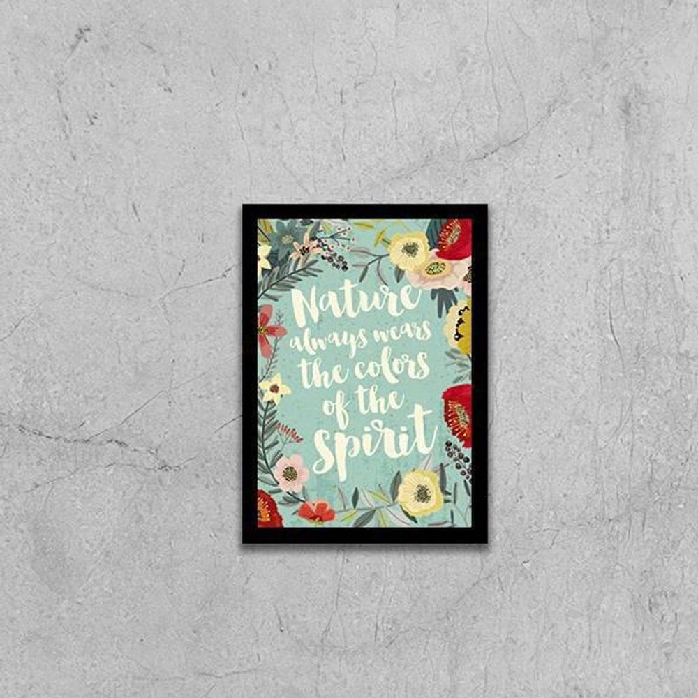 Quadro Nature Wears Colors Of The Spirit 24X18Cm