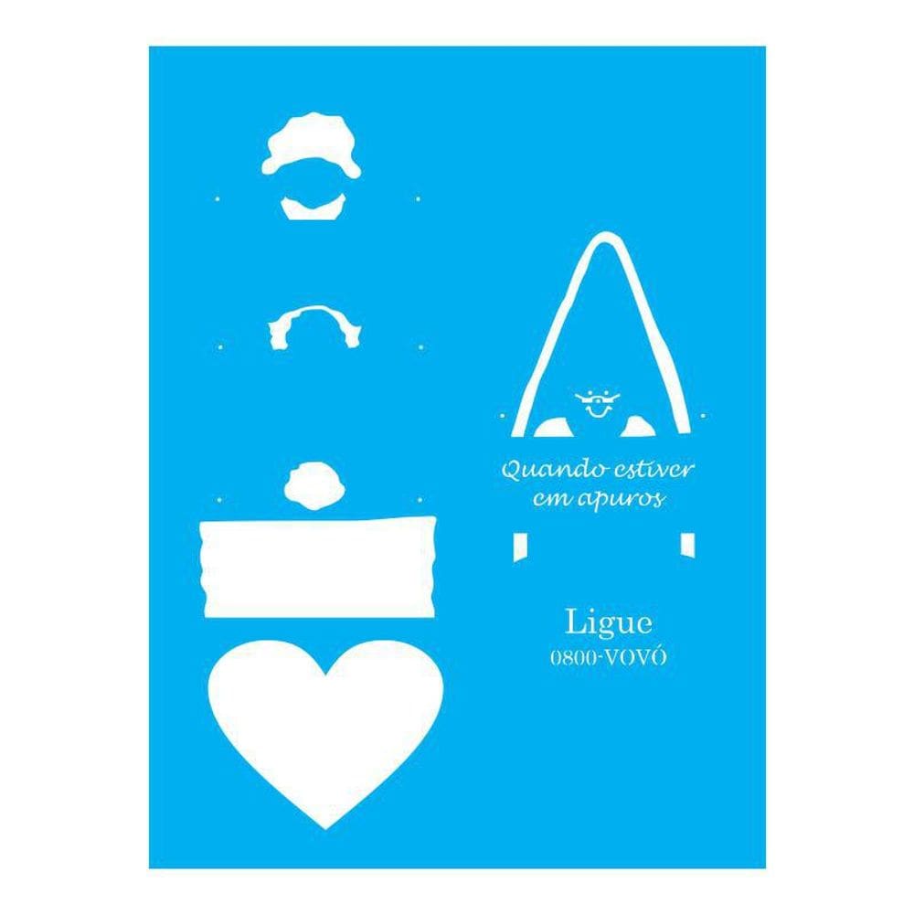 Stencil Tamako 0800 Vovó - 15X20Cm - Ref A2274