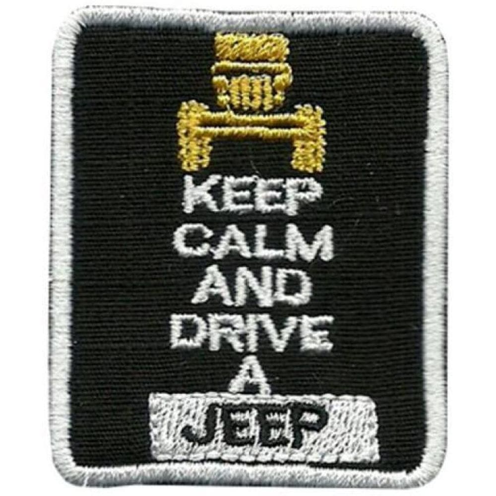 Patch Bordado Drive Jeep Com Fecho De Contato