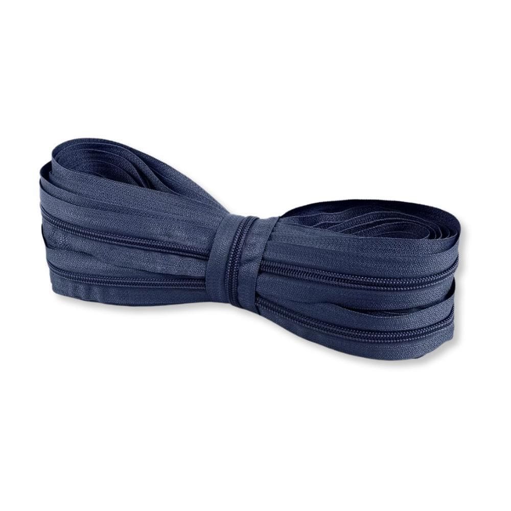 Kit 10 Metros Zíper Nylon N.5 +   20 Cursores Padrão