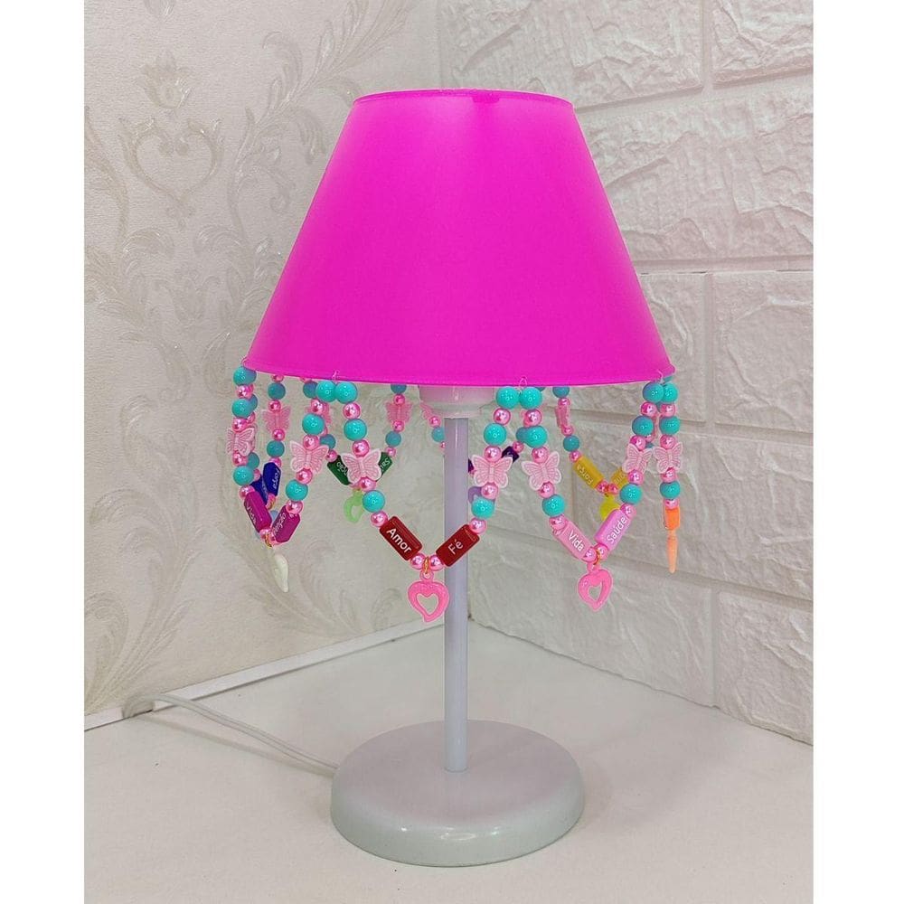 Abajur Palavras Motivacionais Decorar Quarto De Bebê Menina