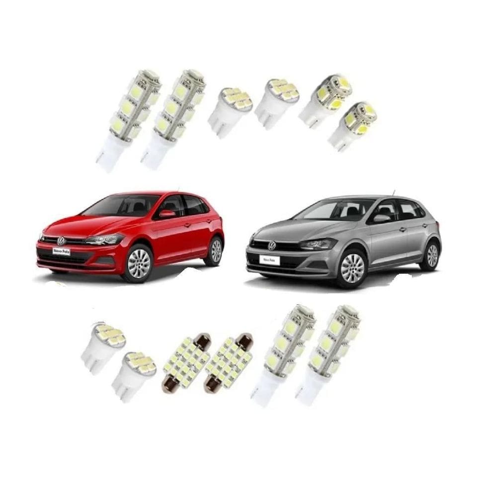 Novo Polo Led 2017 2018 Kit Lampadas Pingo Teto Ré