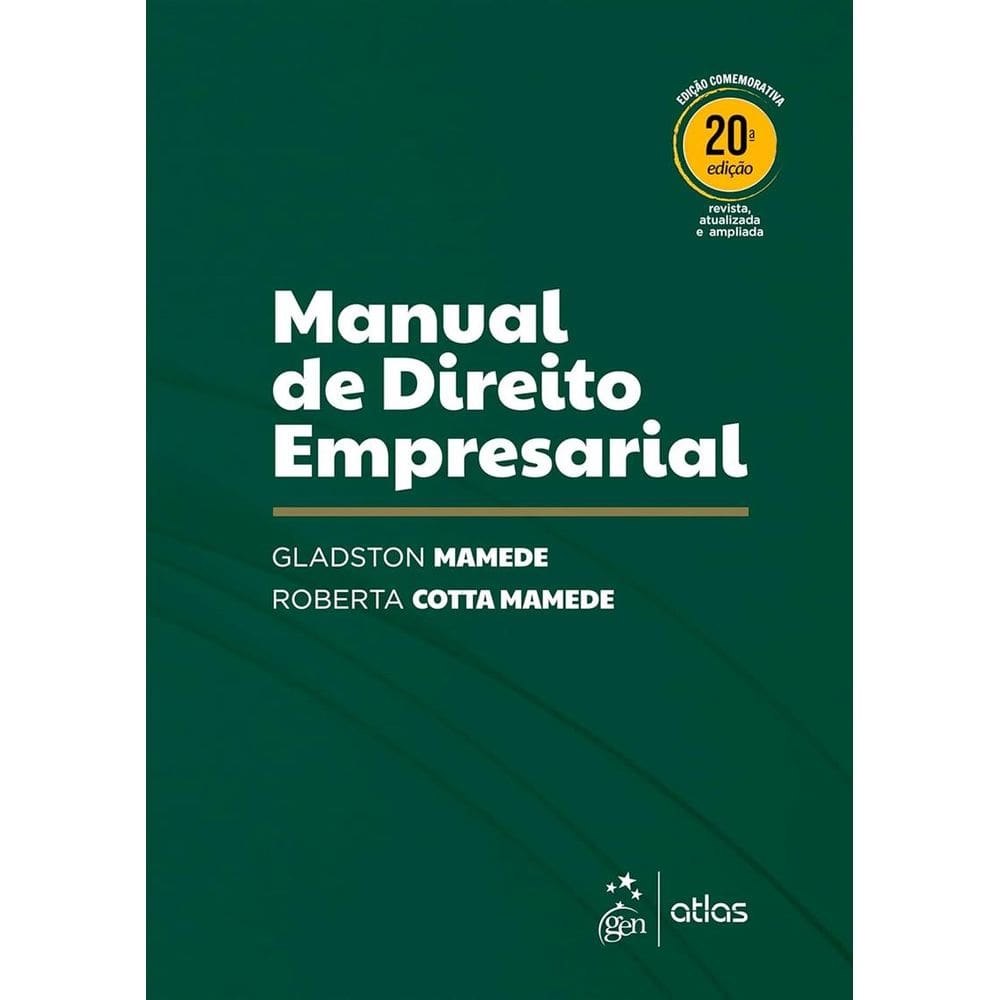 Manual de Direito Empresarial 20ª Edição 2026