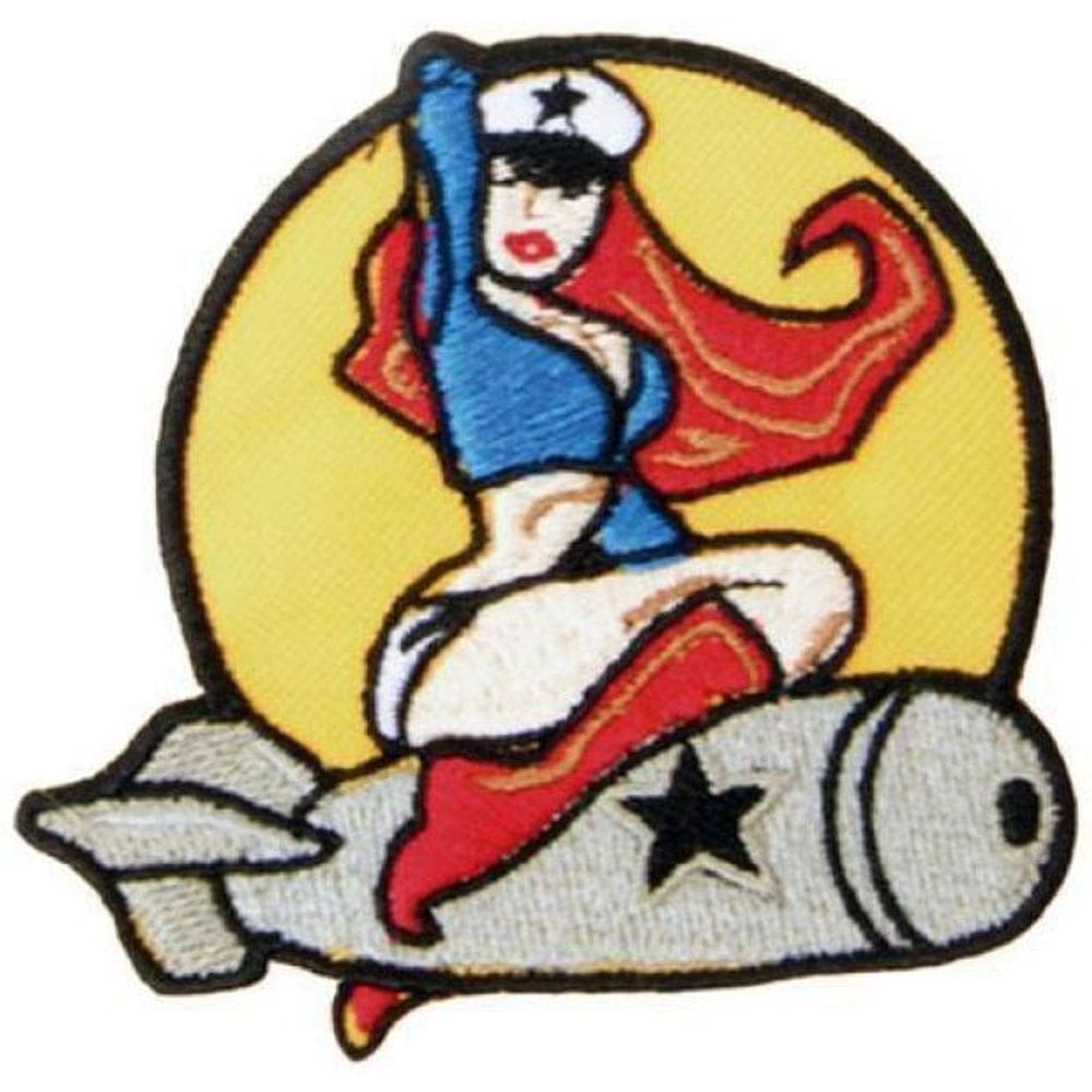 Patch Bordado Lady Com Fecho De Contato