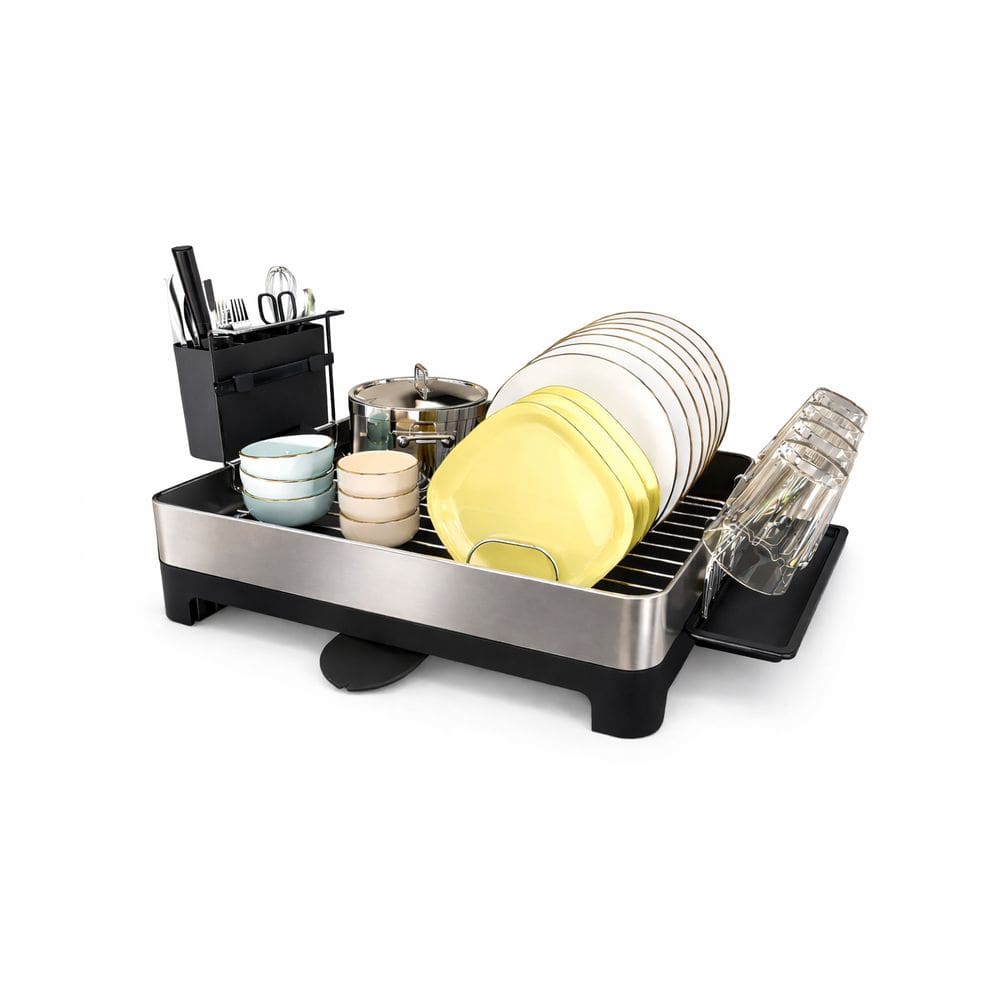 Escorredor De Louça Pratos Rack Inox Premium Talheres Pia Cozinha Moderna