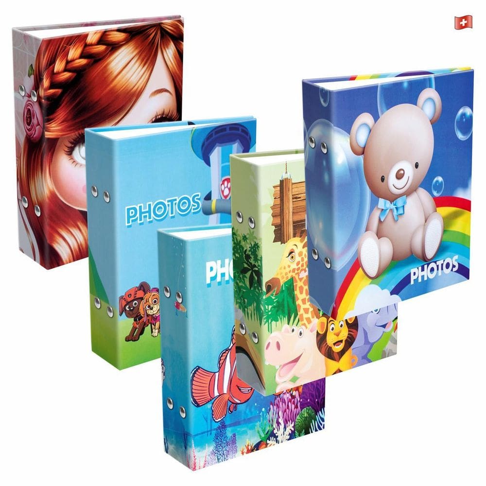 5 Albuns Top Foto 10X15/120 Varios Modelos Infantis Lindos