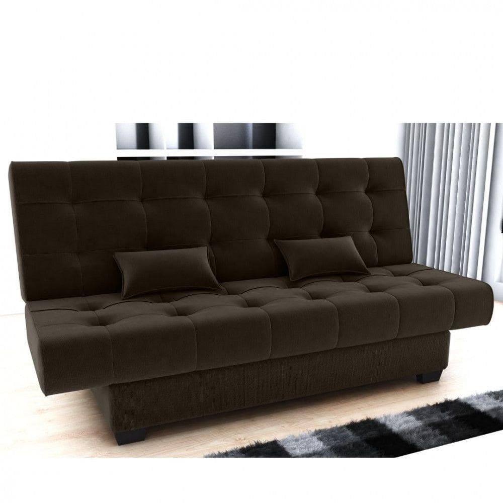 Sofá Cama Matriz 186 Cm Laila 257 Cafe