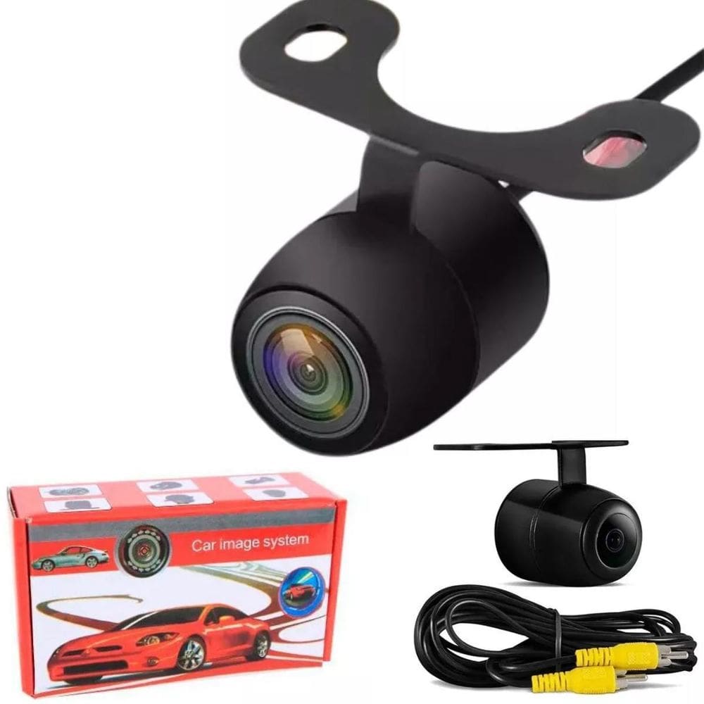 Câmera De Ré Automotiva Com Suporte Ajustável Borboleta