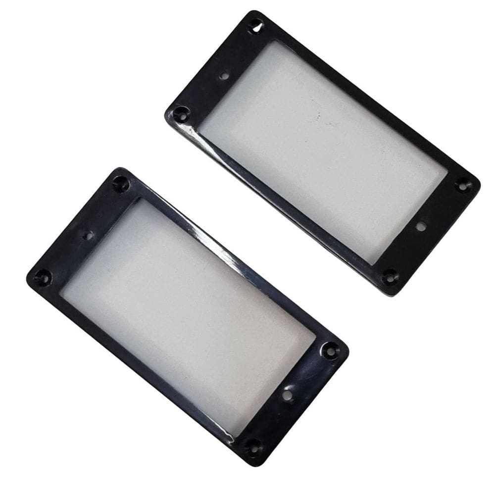 Moldura Para Captador Humbucker Preto Abs Par Ronsani