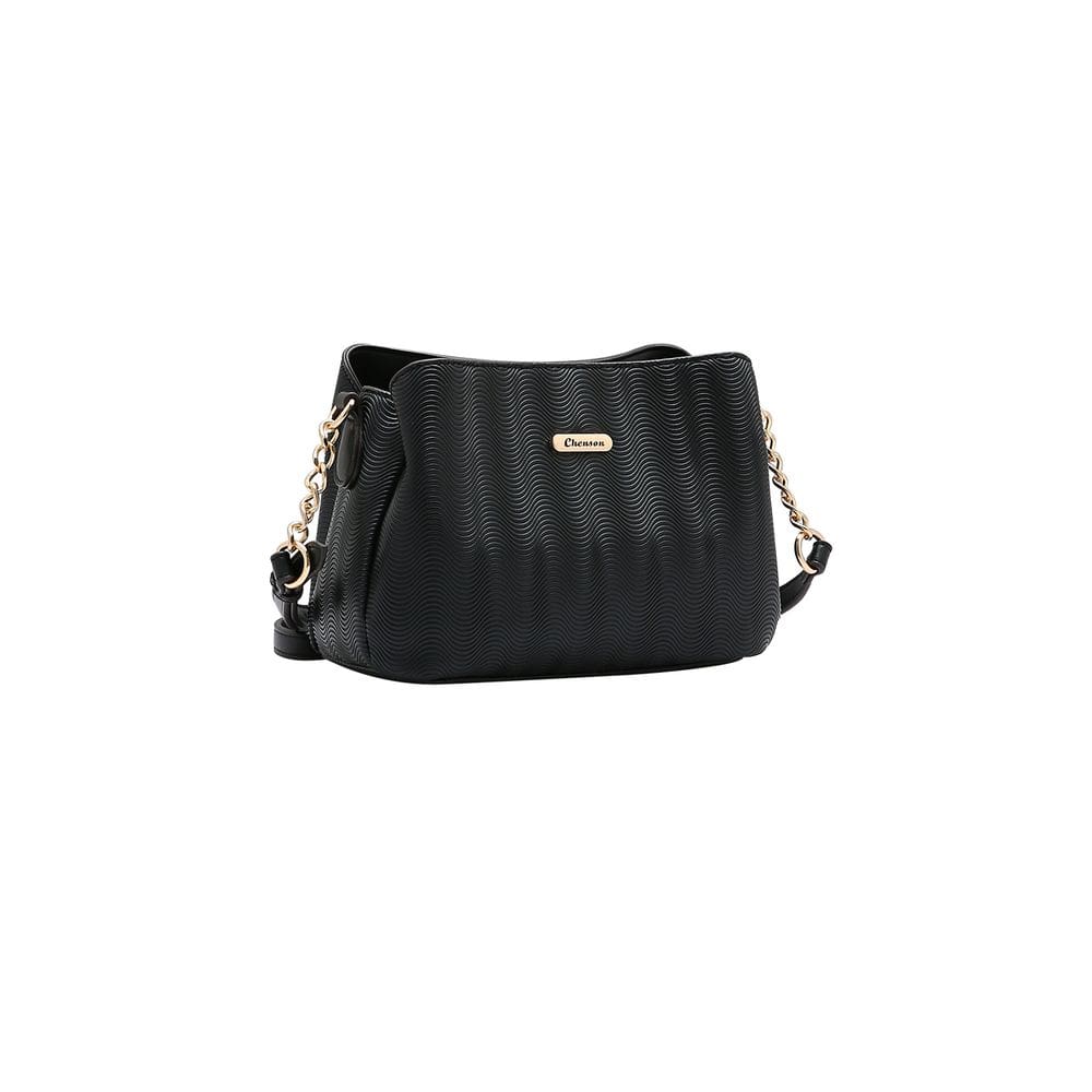 Bolsa Waves - Transversal - Preto - Chenson 3485320