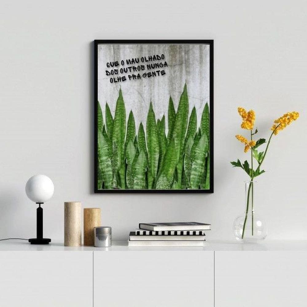 Quadro Que O Mau Olhado Dos Outros Não Olhe Pra Gente