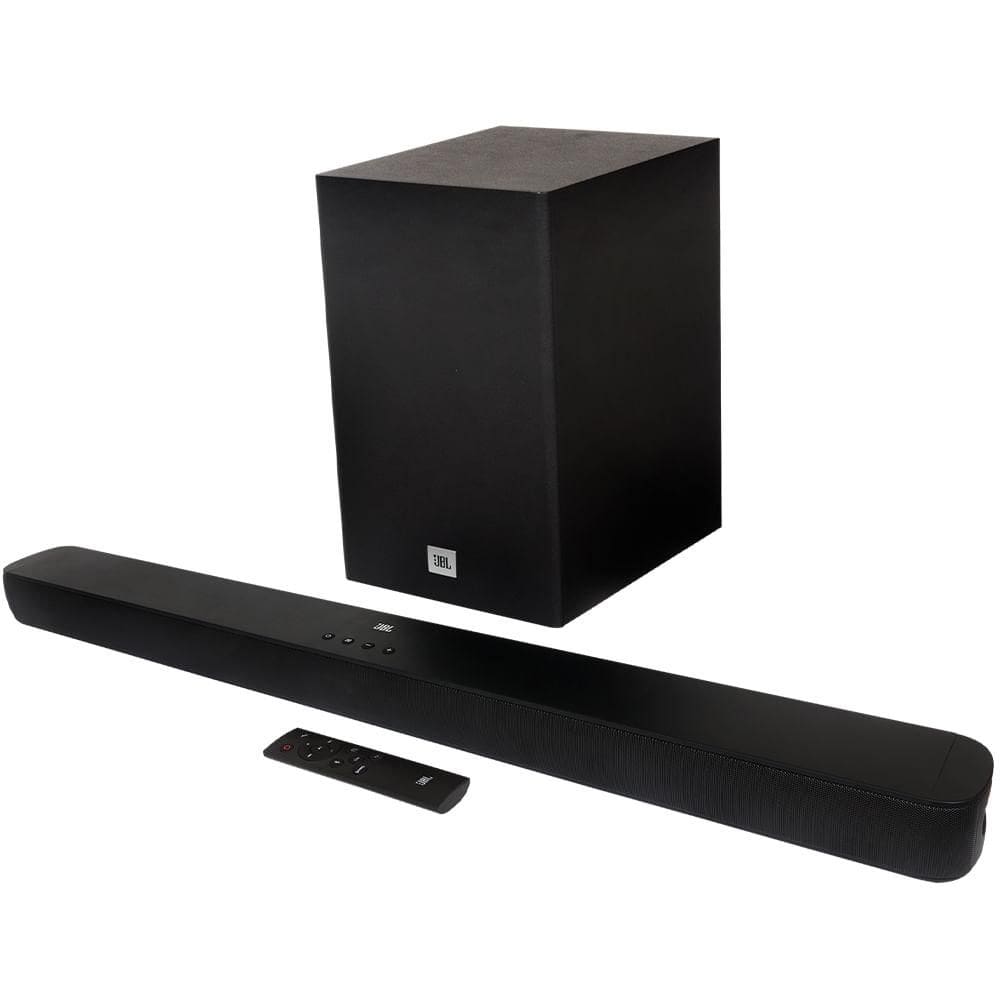 Soundbar JBL com 2.1 Canais Bluetooth Subwoofer Wireless e 110W de Potência