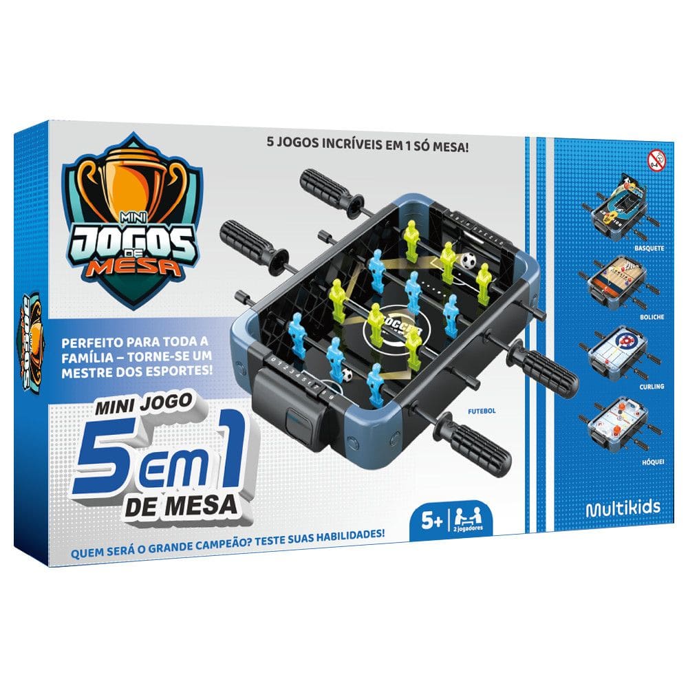 Kit De Jogos De Mesa 5 em 1 - BR2492