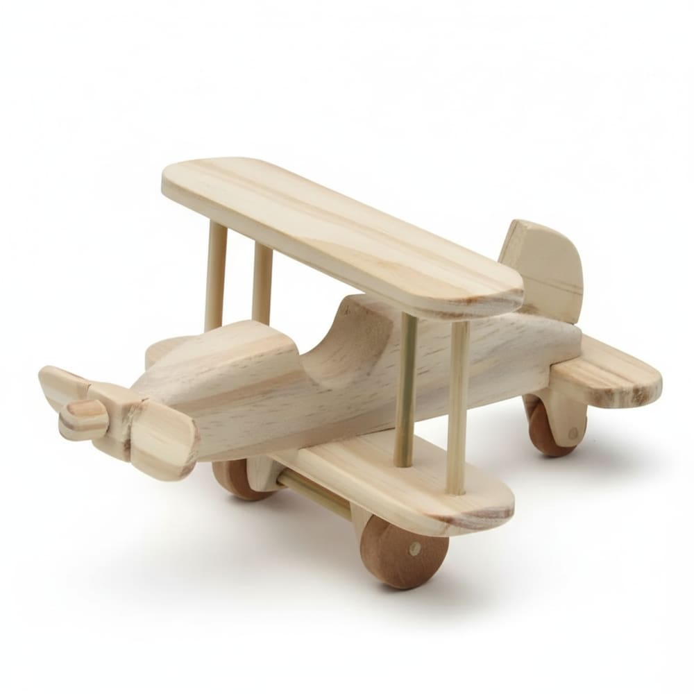 Avião de Madeira Artesanal  Brinquedo Decoração quarto infantil bebê