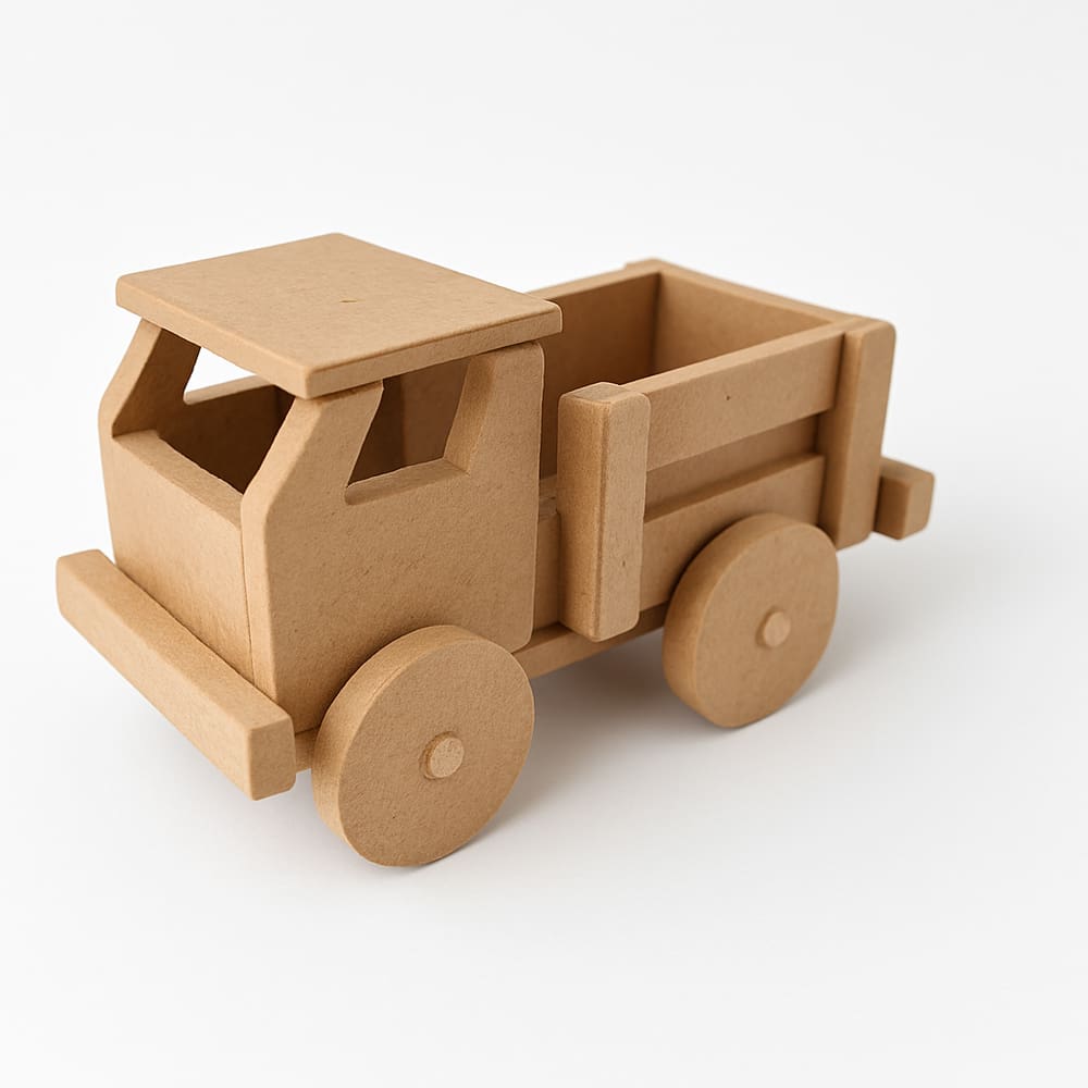 Kit 15 Carrinhos de Madeira Caçamba Porta Objetos decoração 13x7