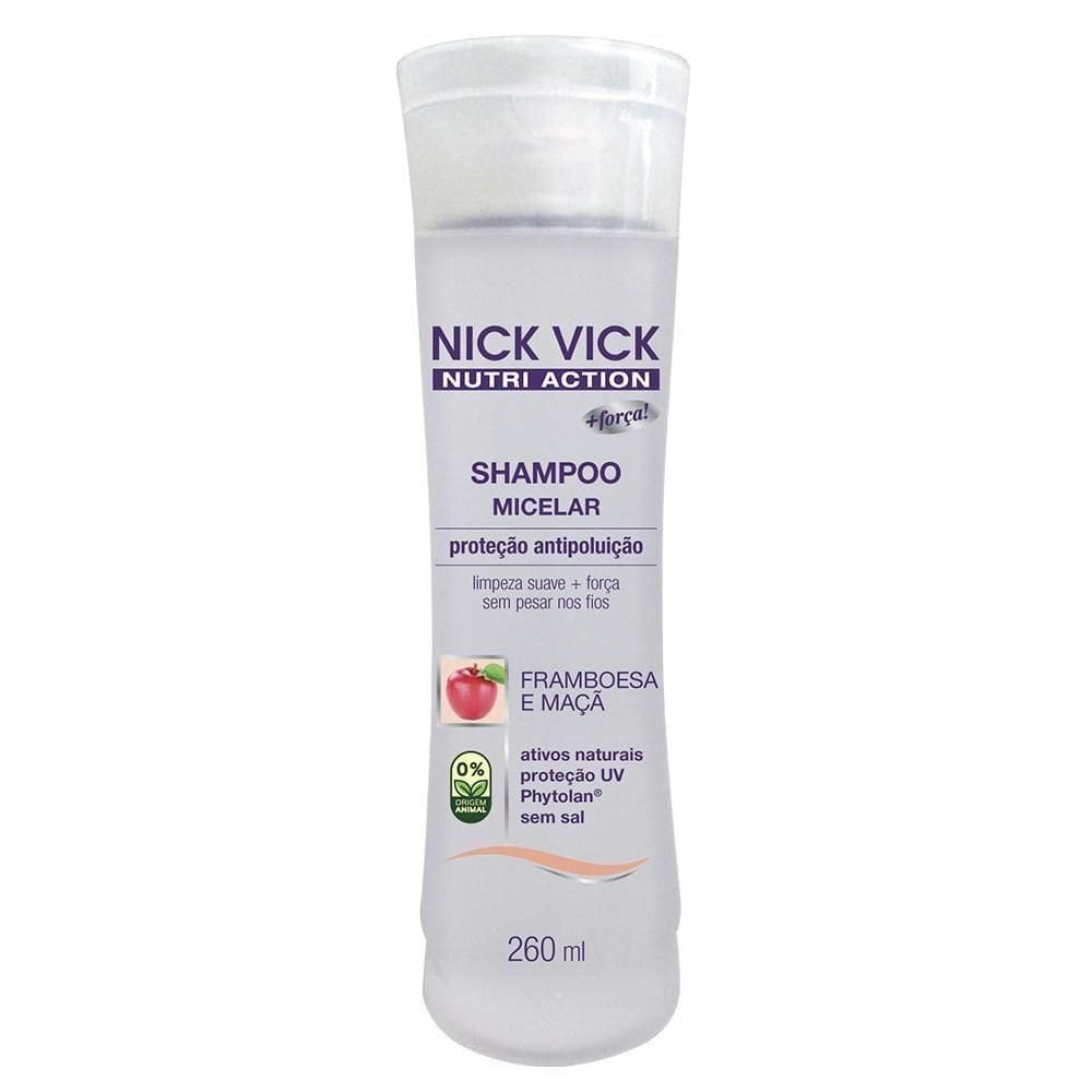 Shampoo Micelar Nick Vick Nutri Action 260ml