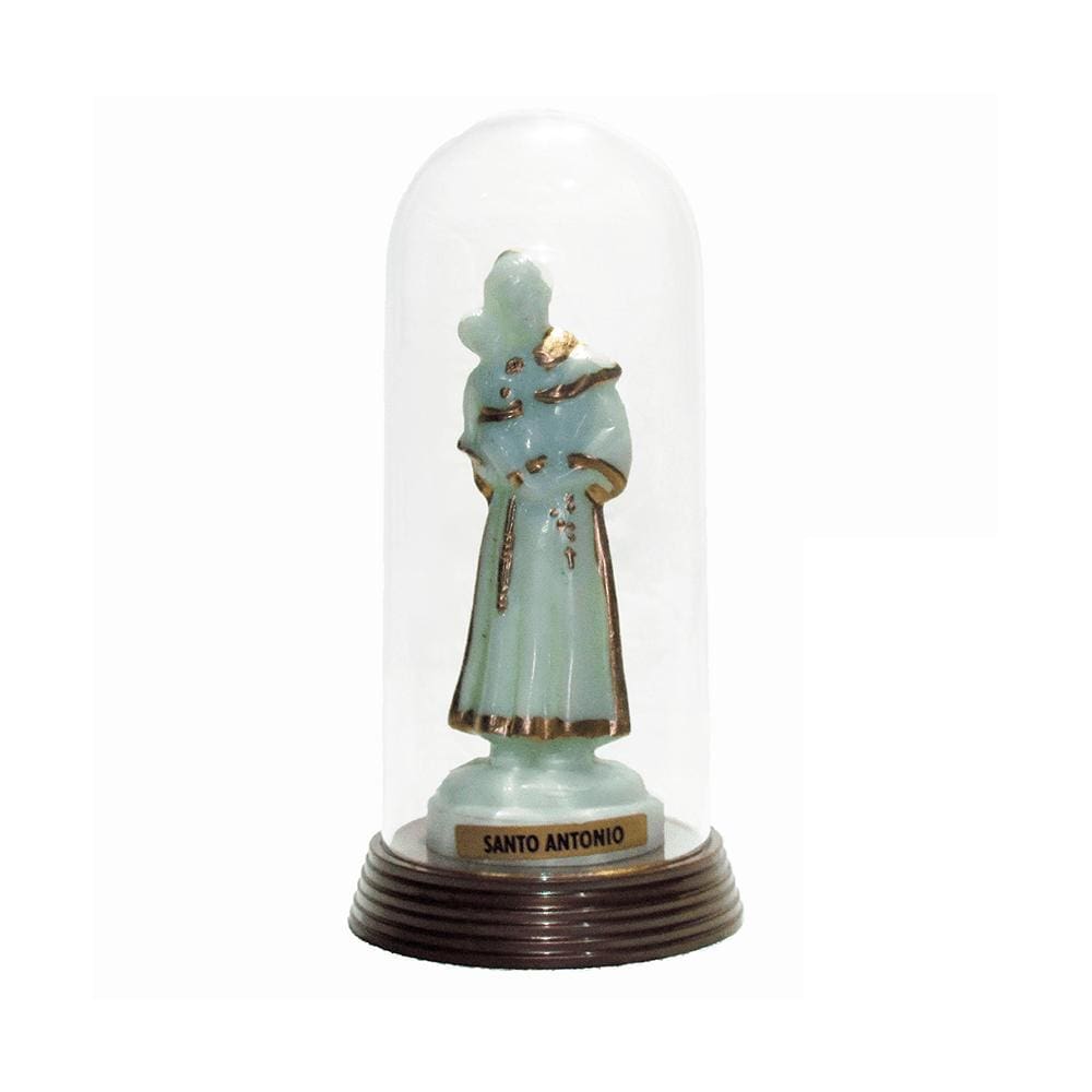 Imagem Fosforescente Santo Antônio Santo Com Redoma