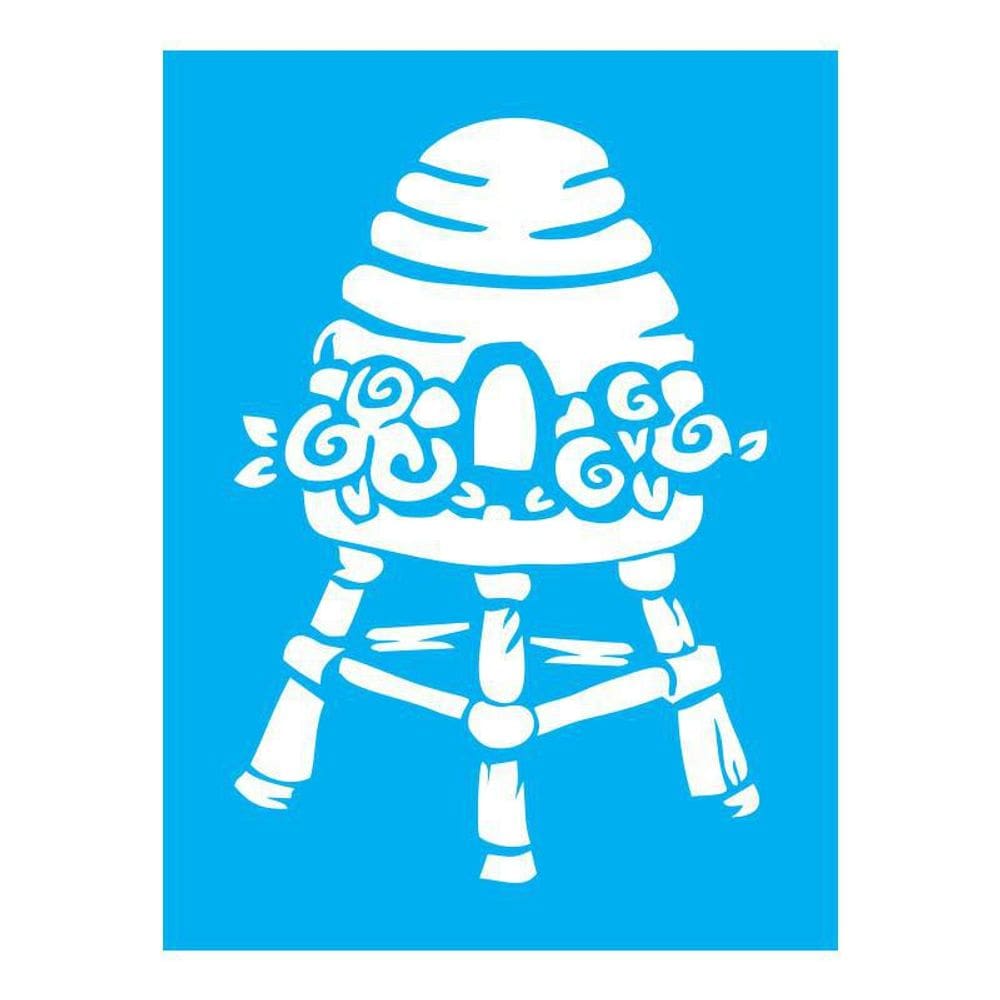 Stencil Tamako Country Colmeia - 15X20Cm - Ref A3489